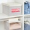 mDesign Large Fabric Closet Storage Box with Front Window/Lid